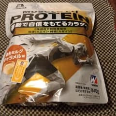 森永製菓 ウイダー マッスルフィットプロテイン ミルクキャラメル味 840gのサムネイル