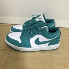Nike Air Jordan 1 Low ホワイト/エメラルド ウィメンズのサムネイル