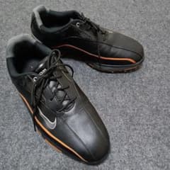 Thumbnail of NIKE ゴルフシューズ ブラック/オレンジ 26センチ