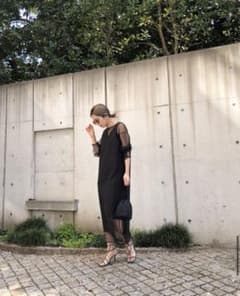 Amerivintage TULLE DOCKING DRESSのサムネイル