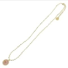 【7/6発送限定値下げ】Dior ネックレス CDロゴ パール ピンク ゴールド 7/6発送限定値下げ】Dior ネックレス CDロゴ パール ピンク ゴールド