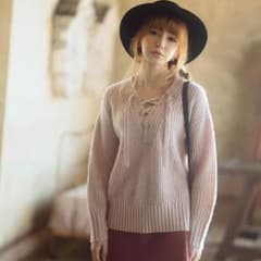 GRL グレイル レースアップニットのサムネイル