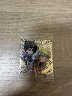 NARUTO ウエハース シール ナルト＆サスケ戦闘シーンレアのサムネイル