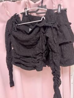 【セール中】BUBBLES 総レース トップス＆ミニスカート セットアップのサムネイル