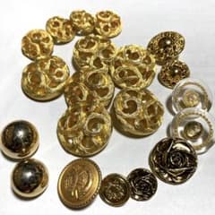 ボタン（金色）20個のサムネイル