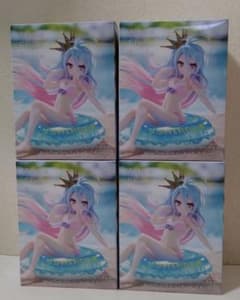 노게임·노라이프 AquaFloatGirls 화이트 Renewal 4체
