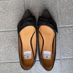 LANVIN en Bleu フラットパンプス 22.5cmのサムネイル
