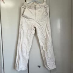GU ホワイト デニムパンツ カジュアル S