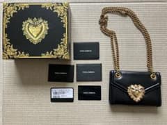 DOLCE&GABBANA ハートモチーフ チェーンショルダーバッグ - メルカリ