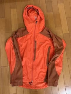 patagonia メンズ マウンテンパーカー オレンジ - メルカリ