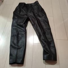 レザーパンツ 羊 黒 ブラックのサムネイル