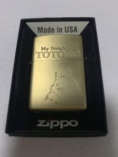 【火花確認済】ZIPPO/ジッポ トトロデザイン ジブリ ケース付きのサムネイル