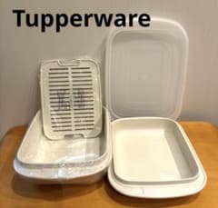 【生産終了】タッパーウェアウルトラ21電子レンジ-オーブン調理器具 ４点セット 未使用☆ウルトラ21オーブンウェア 4点セット 生産終了 - メルカリ