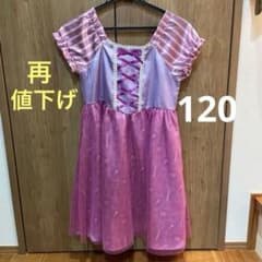 [Used] Disney Rapunzel Dress, Size 120, Princess