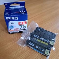 EPSON 純正インクカートリッジ ICBK76 大容量 ブラック - メルカリ