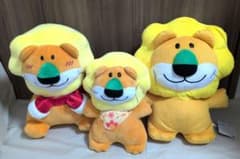 限定価格　たべっ子どうぶつ　ぬいぐるみ3点セット　BIG らいおんくん