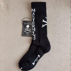 mastermind WORLD ロゴソックス 靴下 ブラック Lサイズ