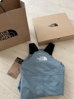 THE NORTH FACE ライトブルー 80cm ベビー　フィールドビブのサムネイル