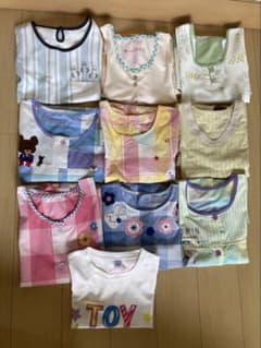 保育士エプロン9点＋トイストーリーTシャツセット★キャラクター・チェック柄多数 保育士エプロン9点＋トイストーリーTシャツセット☆キャラクター