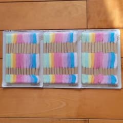 刺繍糸 パステルカラー 12本入り3セットのサムネイル