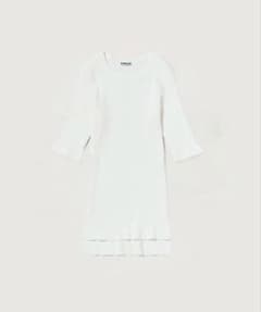AURALEEコットンハイゲージリブニットポロシャツ美品 26SS オーラリー コットンハイゲージリブニットTシャツ ホワイト 白