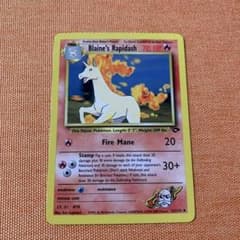 ポケモンカード旧裏 カツラのギャロップ 英語版 - メルカリ