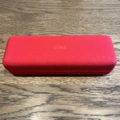JINS メガネケース 赤のサムネイル