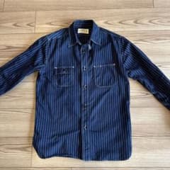 SUGAR CANE ウォバッシュストライプ 長袖シャツ Mのサムネイル