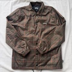 数回使用✨】Stussy チェック柄 ナイロンジャケット - メルカリ