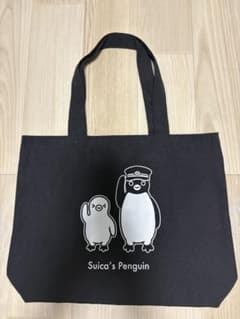 Suicaのペンギントートバッグ黒のサムネイル