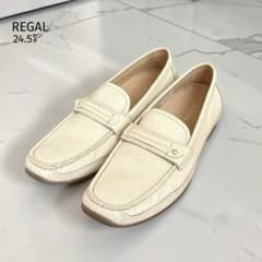 REGAL リーガル スリッポン ローファー （24.5㌢） アイボリー - メルカリ