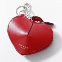 ALAIA アライア LE COEUR ハートコインケース 赤 - メルカリ