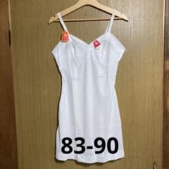 昭和レトロ　スリップ　VETERANBrand　Mサイズ　ナイロン　白ピンク妖精 Amazon.co.jp: スリップ シミーズ ラン型スリップ 昭和レトロ