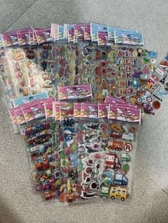 ぷっくりシール ステッカー 大量セット まとめ売り　45枚のサムネイル