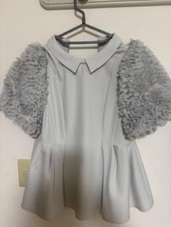 a*o様 CELFORD セルフォード　フリル付き　グレー　半袖襟付きシャツ ト a*o様 CELFORD セルフォード フリル付き グレー 半袖襟付きシャツ ト