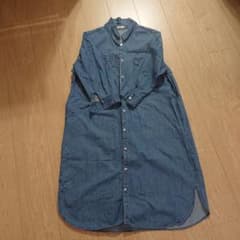 デニムシャツワンピース 長袖のサムネイル