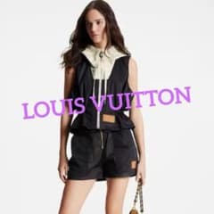 未使用品』LOUIS VUITTON スリーブレス ペプラム ジャケット - メルカリ