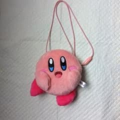 【状態良好！】カービィ ぬいぐるみポーチ （ストラップ付き）のサムネイル