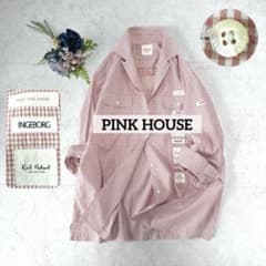 希少⭐︎PINK HOUSE ヴィンテージシャツ カールヘルム インゲボルグ L 
