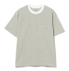 DANTON ボーダー Tシャツ yellow/grayのサムネイル