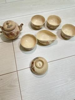 清水烧茶器セット 急須 湯呑み 宝瓶 陶器のサムネイル