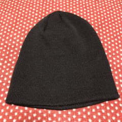 ニット帽 ニットキャップ 黒 ブラックのサムネイル