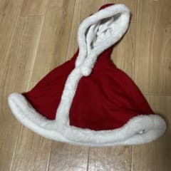 COMME CA ISM 赤いフード付き　サンタポンチョのサムネイル
