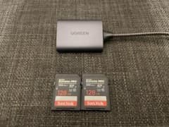 Sandisk Extreme PRO 128G　300MB/s２枚セットのサムネイル