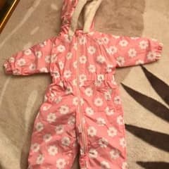 防寒ウェア つなぎ 女の子90のサムネイル