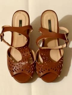 Forever21 ウェッジソール サンダル ブラウン sandalのサムネイル