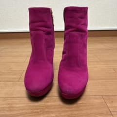 Vizzano チャンキーヒール ショートブーツ ピンクのサムネイル