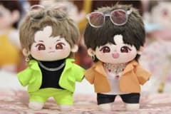 NEW! 20cm 왕이치히로 초전 봉제인형 본체 쌍 박군 일초 甜ちゃん쌍