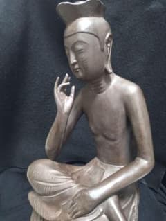 広隆寺所蔵 国宝 宝冠弥勒 弥勒菩薩半跏思惟像 樹脂製 大型レプリカ