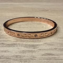 COACH バングル ブレスレット ローズゴールドのサムネイル
